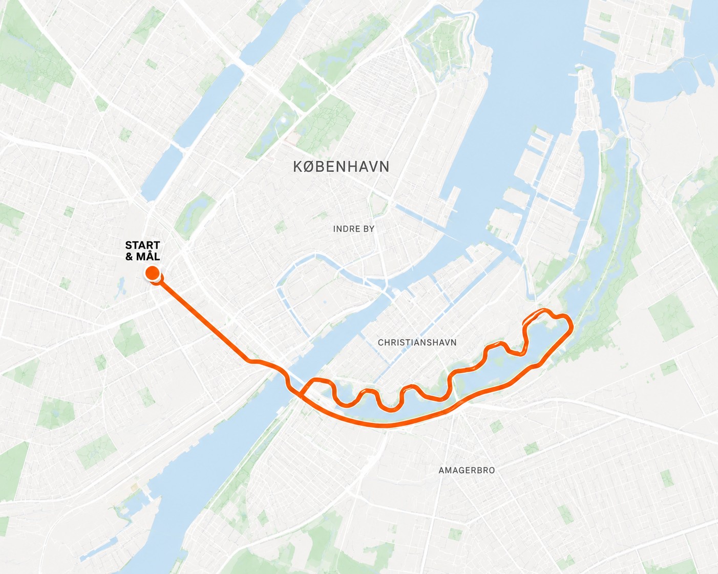 Ruten til Ejendomsløbet (12/6)